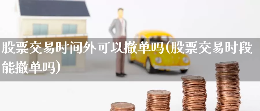 股票交易时间外可以撤单吗(股票交易时段能撤单吗)_https://www.zzcnk.com_内盘期货_第1张