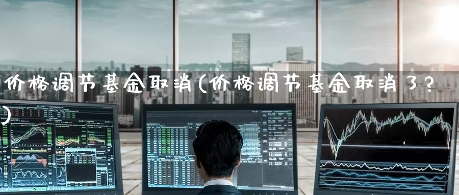 价格调节基金取消(价格调节基金取消了?)_https://www.zzcnk.com_股票_第1张