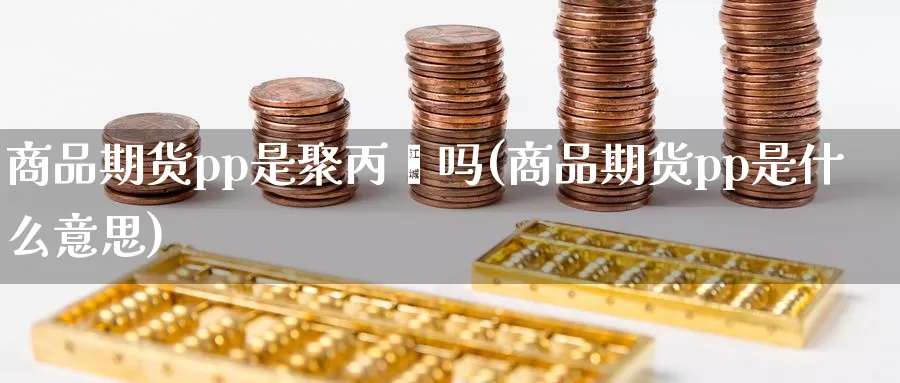 商品期货pp是聚丙烯吗(商品期货pp是什么意思)_https://www.zzcnk.com_纳指期货_第1张