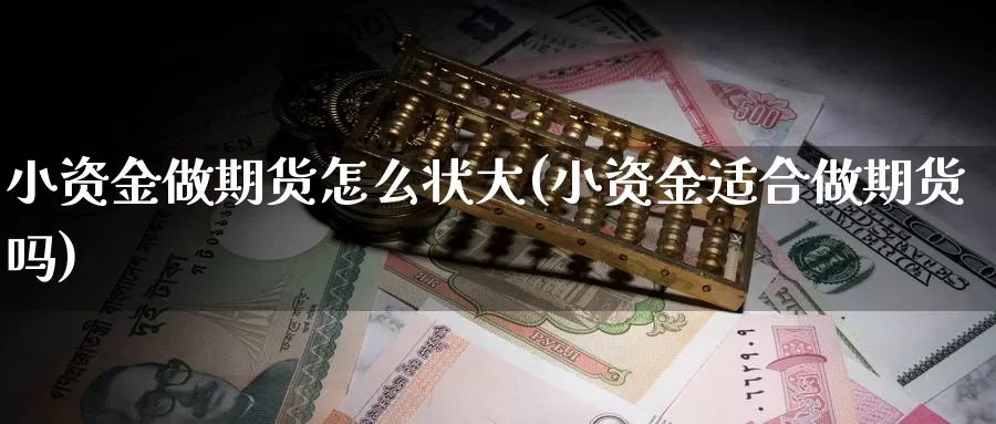 小资金做期货怎么状大(小资金适合做期货吗)_https://www.zzcnk.com_期货百科_第1张