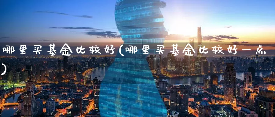 哪里买基金比较好(哪里买基金比较好一点)_https://www.zzcnk.com_财经_第1张