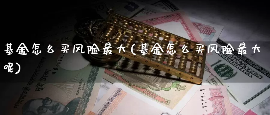 基金怎么买风险最大(基金怎么买风险最大呢)_https://www.zzcnk.com_基金_第1张