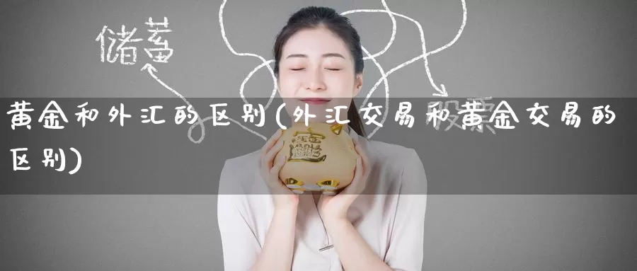 黄金和外汇的区别(外汇交易和黄金交易的区别)_https://www.zzcnk.com_内盘期货_第1张