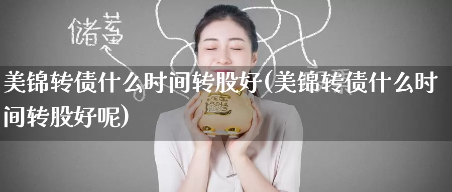 美锦转债什么时间转股好(美锦转债什么时间转股好呢)_https://www.zzcnk.com_理财_第1张