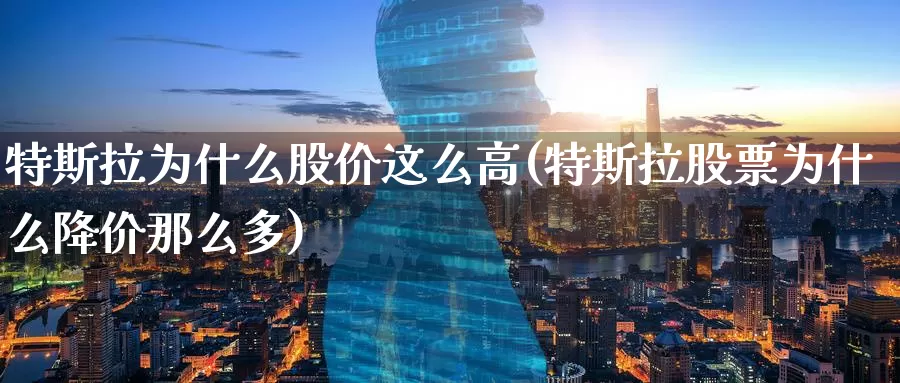 特斯拉为什么股价这么高(特斯拉股票为什么降价那么多)_https://www.zzcnk.com_纳指期货_第1张