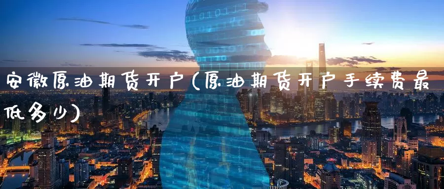 安徽原油期货开户(原油期货开户手续费最低多少)_https://www.zzcnk.com_区块链_第1张