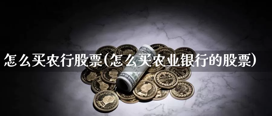 怎么买农行股票(怎么买农业银行的股票)_https://www.zzcnk.com_股票_第1张