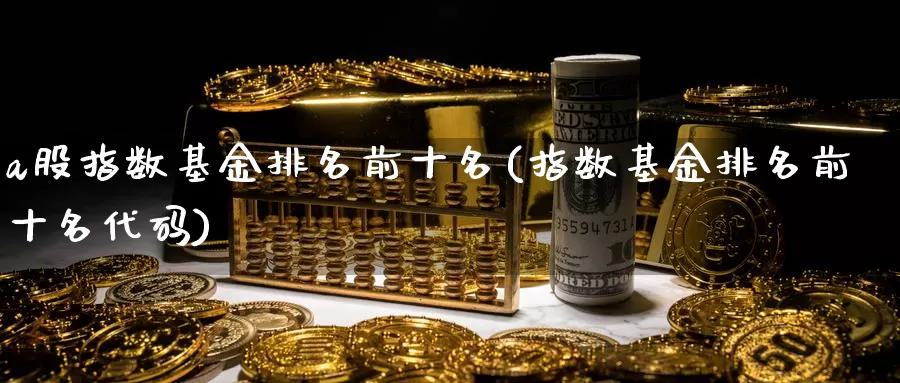 a股指数基金排名前十名(指数基金排名前十名代码)_https://www.zzcnk.com_股指期货_第1张