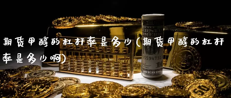 期货甲醇的杠杆率是多少(期货甲醇的杠杆率是多少啊)_https://www.zzcnk.com_恒生指数_第1张