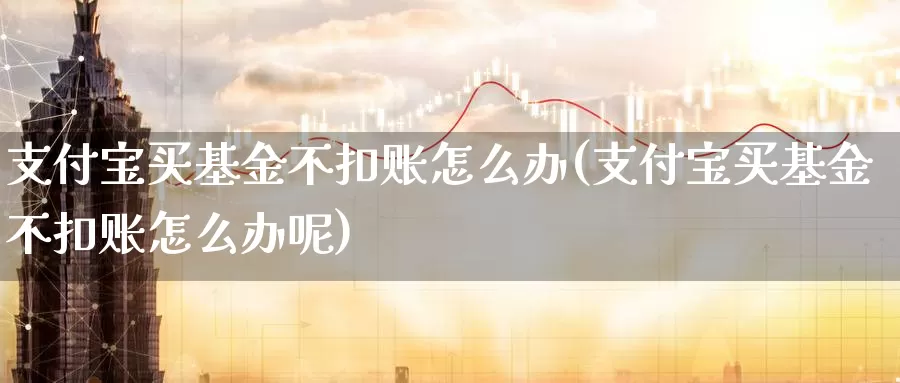 支付宝买基金不扣账怎么办(支付宝买基金不扣账怎么办呢)_https://www.zzcnk.com_基金_第1张