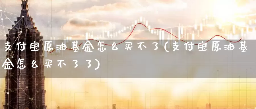 支付宝原油基金怎么买不了(支付宝原油基金怎么买不了了)_https://www.zzcnk.com_基金_第1张