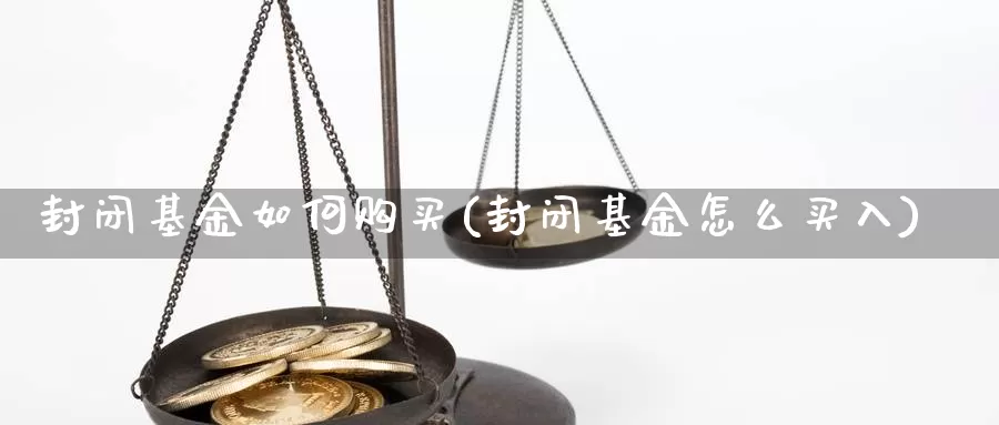 封闭基金如何购买(封闭基金怎么买入)_https://www.zzcnk.com_基金_第1张