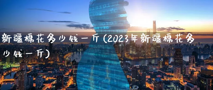 新疆棉花多少钱一斤(2023年新疆棉花多少钱一斤)_https://www.zzcnk.com_股指期货_第1张