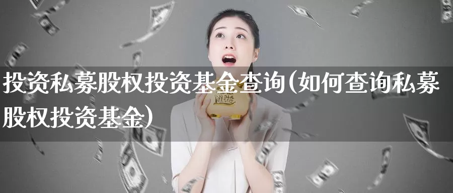 投资私募股权投资基金查询(如何查询私募股权投资基金)_https://www.zzcnk.com_恒生指数_第1张