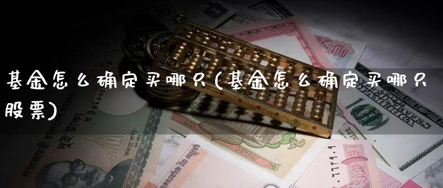 基金怎么确定买哪只(基金怎么确定买哪只股票)_https://www.zzcnk.com_基金_第1张