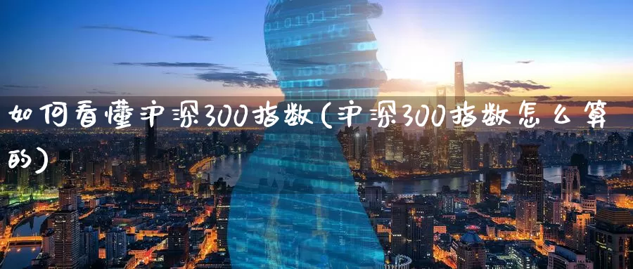 如何看懂沪深300指数(沪深300指数怎么算的)_https://www.zzcnk.com_恒生指数_第1张