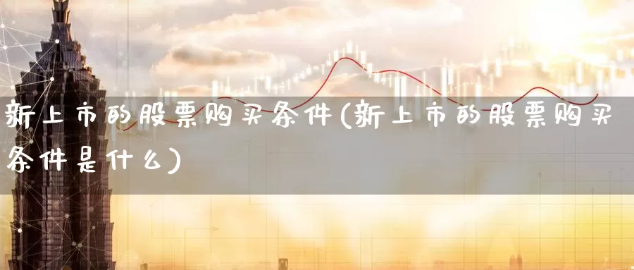 新上市的股票购买条件(新上市的股票购买条件是什么)_https://www.zzcnk.com_股票_第1张