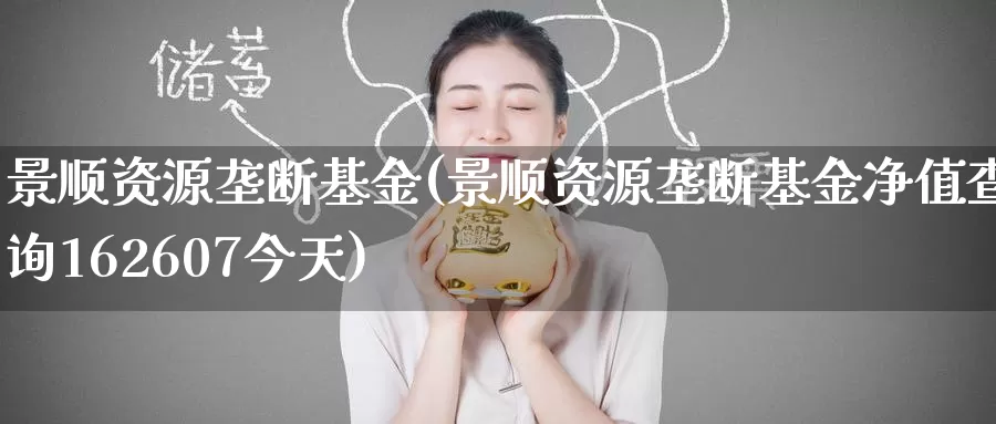 景顺资源垄断基金(景顺资源垄断基金净值查询162607今天)_https://www.zzcnk.com_财经_第1张