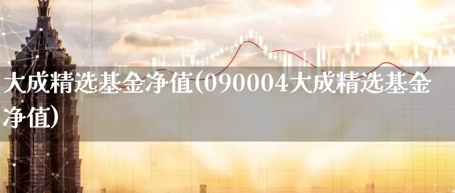 大成精选基金净值(090004大成精选基金净值)_https://www.zzcnk.com_基金_第1张