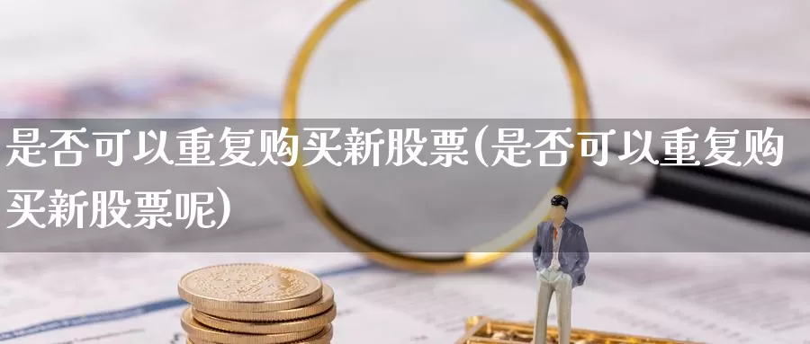 是否可以重复购买新股票(是否可以重复购买新股票呢)_https://www.zzcnk.com_股票_第1张