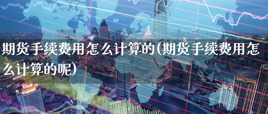 期货手续费用怎么计算的(期货手续费用怎么计算的呢)_https://www.zzcnk.com_纳指期货_第1张