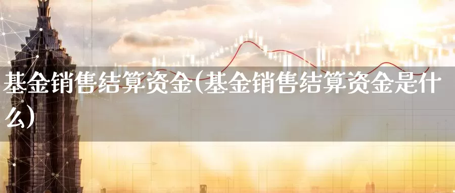 基金销售结算资金(基金销售结算资金是什么)_https://www.zzcnk.com_股票_第1张