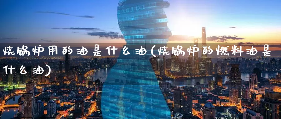 烧锅炉用的油是什么油(烧锅炉的燃料油是什么油)_https://www.zzcnk.com_恒生指数_第1张