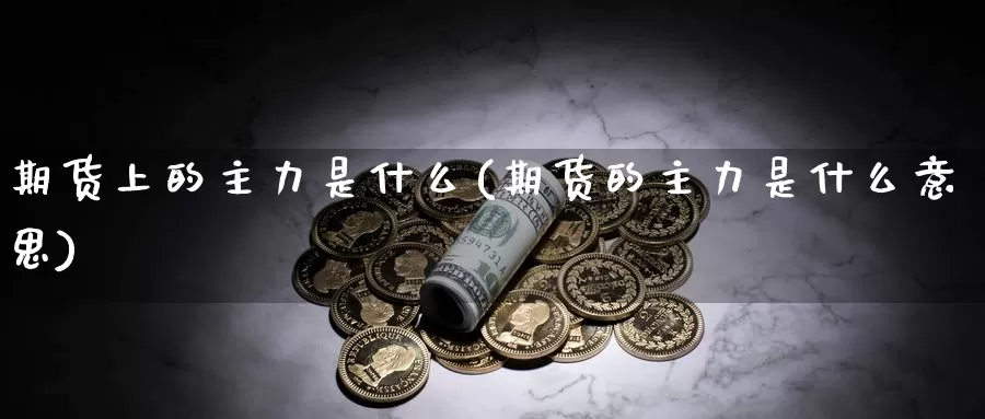 期货上的主力是什么(期货的主力是什么意思)_https://www.zzcnk.com_期货_第1张