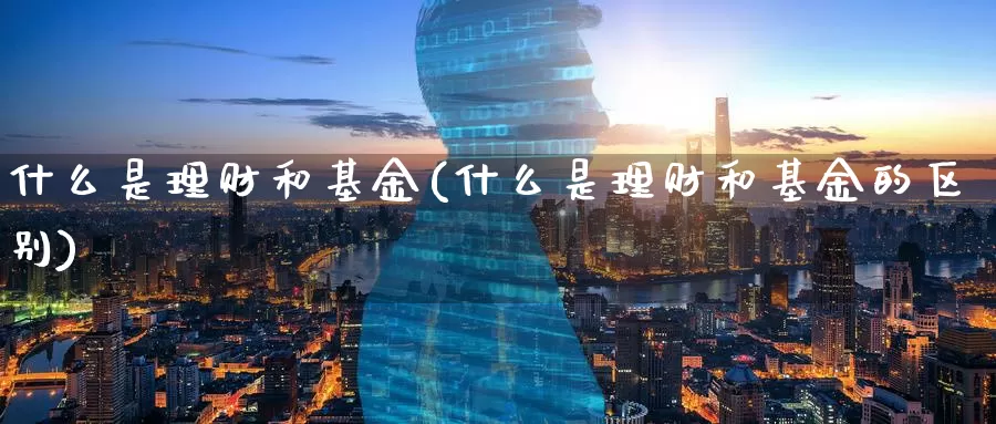 什么是理财和基金(什么是理财和基金的区别)_https://www.zzcnk.com_基金_第1张