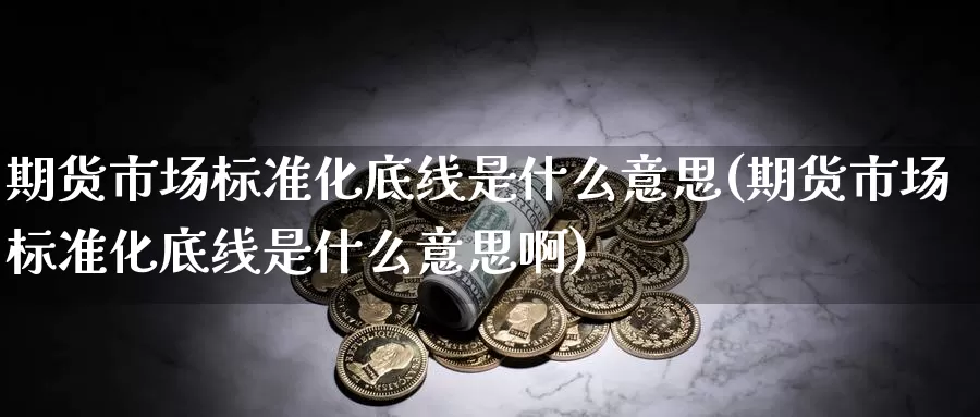 期货市场标准化底线是什么意思(期货市场标准化底线是什么意思啊)_https://www.zzcnk.com_原油期货_第1张