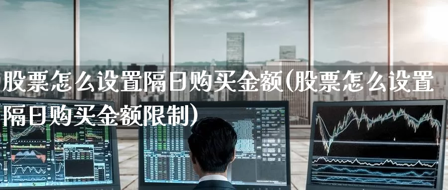股票怎么设置隔日购买金额(股票怎么设置隔日购买金额**)_https://www.zzcnk.com_股票_第1张