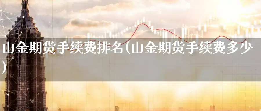 山金期货手续费排名(山金期货手续费多少)_https://www.zzcnk.com_期货百科_第1张