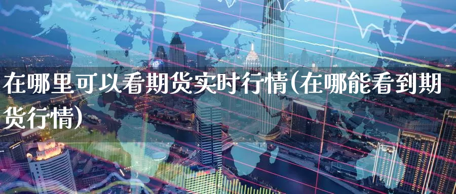 在哪里可以看期货实时行情(在哪能看到期货行情)_https://www.zzcnk.com_内盘期货_第1张