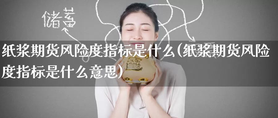 纸浆期货风险度指标是什么(纸浆期货风险度指标是什么意思)_https://www.zzcnk.com_期货_第1张