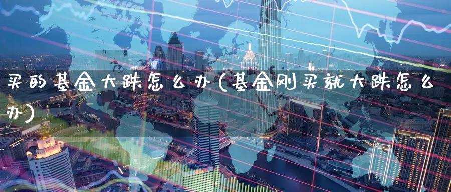 买的基金大跌怎么办(基金刚买就大跌怎么办)_https://www.zzcnk.com_基金_第1张