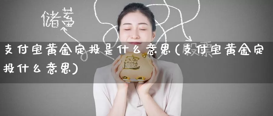 支付宝黄金定投是什么意思(支付宝黄金定投什么意思)_https://www.zzcnk.com_恒生指数_第1张