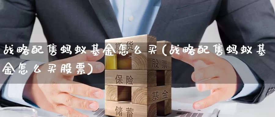 战略配售蚂蚁基金怎么买(战略配售蚂蚁基金怎么买股票)_https://www.zzcnk.com_基金_第1张