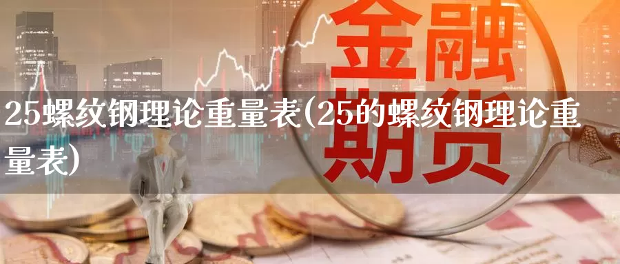 25螺纹钢理论重量表(25的螺纹钢理论重量表)_https://www.zzcnk.com_内盘期货_第1张