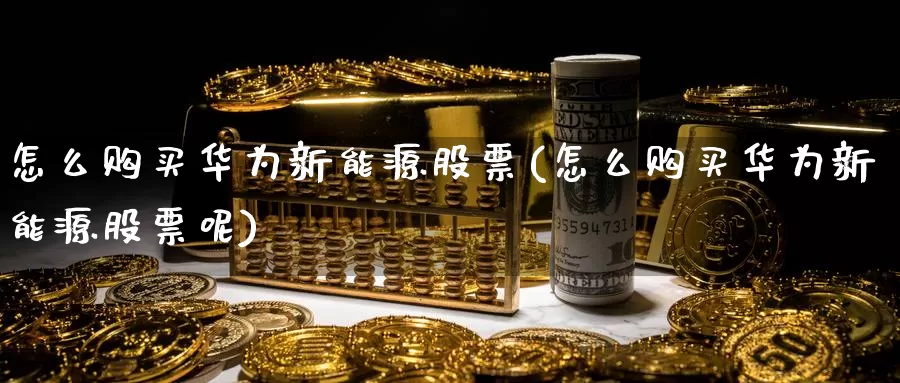 怎么购买华为新能源股票(怎么购买华为新能源股票呢)_https://www.zzcnk.com_股票_第1张