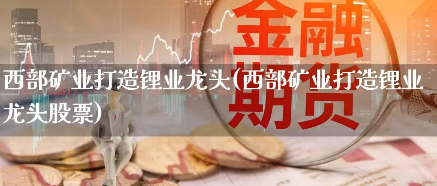西部矿业打造锂业龙头(西部矿业打造锂业龙头股票)_https://www.zzcnk.com_期货百科_第1张