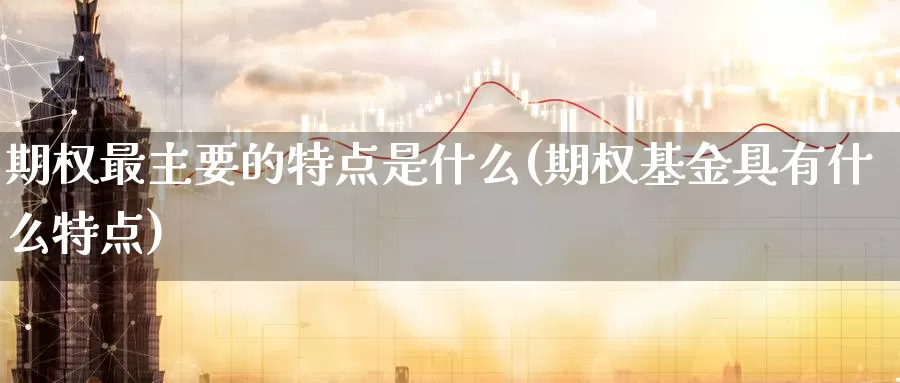 期权最主要的特点是什么(期权基金具有什么特点)_https://www.zzcnk.com_股指期货_第1张