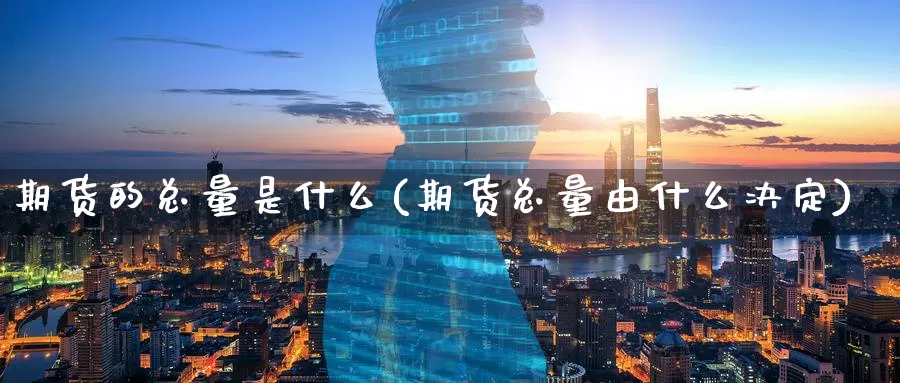 期货的总量是什么(期货总量由什么决定)_https://www.zzcnk.com_原油期货_第1张