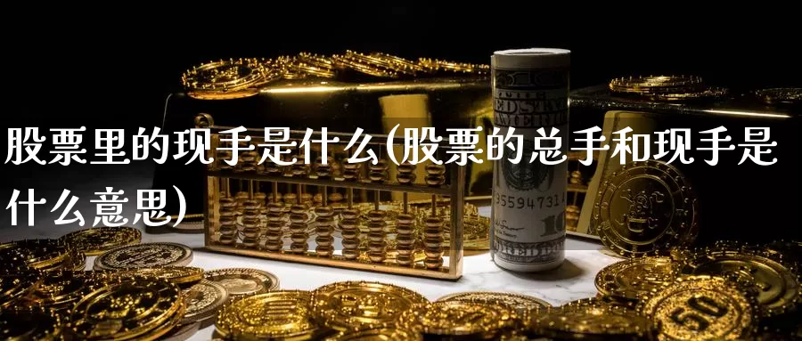 股票里的现手是什么(股票的总手和现手是什么意思)_https://www.zzcnk.com_期货直播_第1张