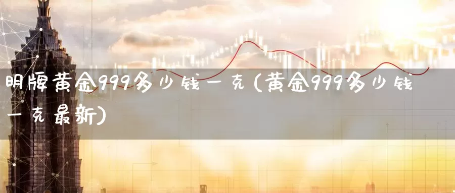 明牌黄金999多少钱一克(黄金999多少钱一克最新)_https://www.zzcnk.com_期货百科_第1张