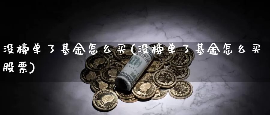 没榜单了基金怎么买(没榜单了基金怎么买股票)_https://www.zzcnk.com_基金_第1张