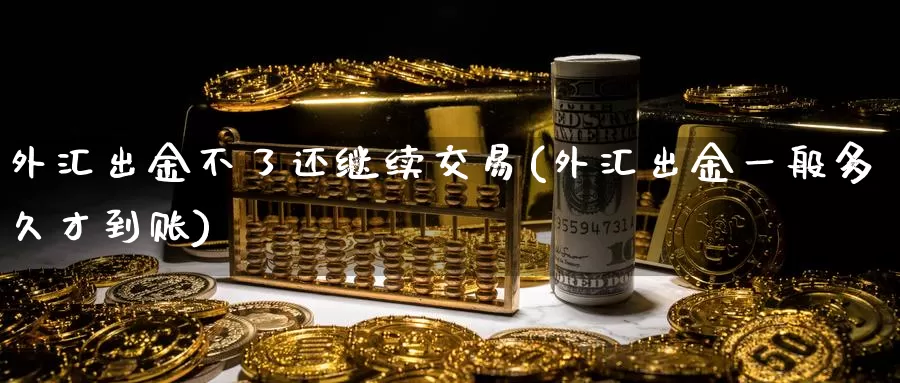 外汇出金不了还继续交易(外汇出金一般多久才到账)_https://www.zzcnk.com_恒生指数_第1张