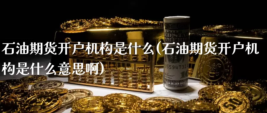 石油期货开户机构是什么(石油期货开户机构是什么意思啊)_https://www.zzcnk.com_期货_第1张