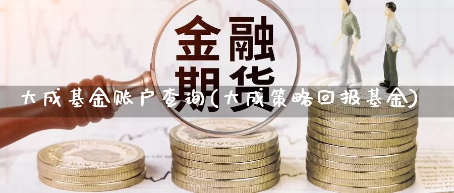 大成基金账户查询(大成策略回报基金)_https://www.zzcnk.com_基金_第1张