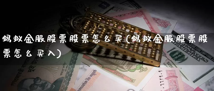 蚂蚁金服股票股票怎么买(蚂蚁金服股票股票怎么买入)_https://www.zzcnk.com_财经_第1张