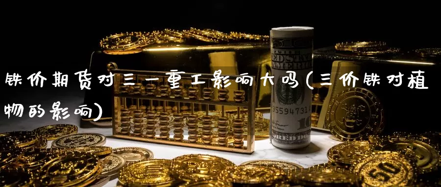 铁价期货对三一重工影响大吗(三价铁对植物的影响)_https://www.zzcnk.com_期货百科_第1张